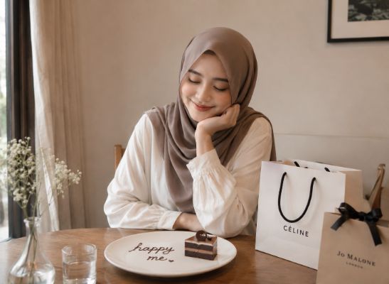 merayakan ulang tahun diri sendiri