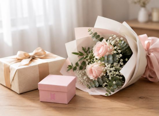 kado dan buket bunga cantik