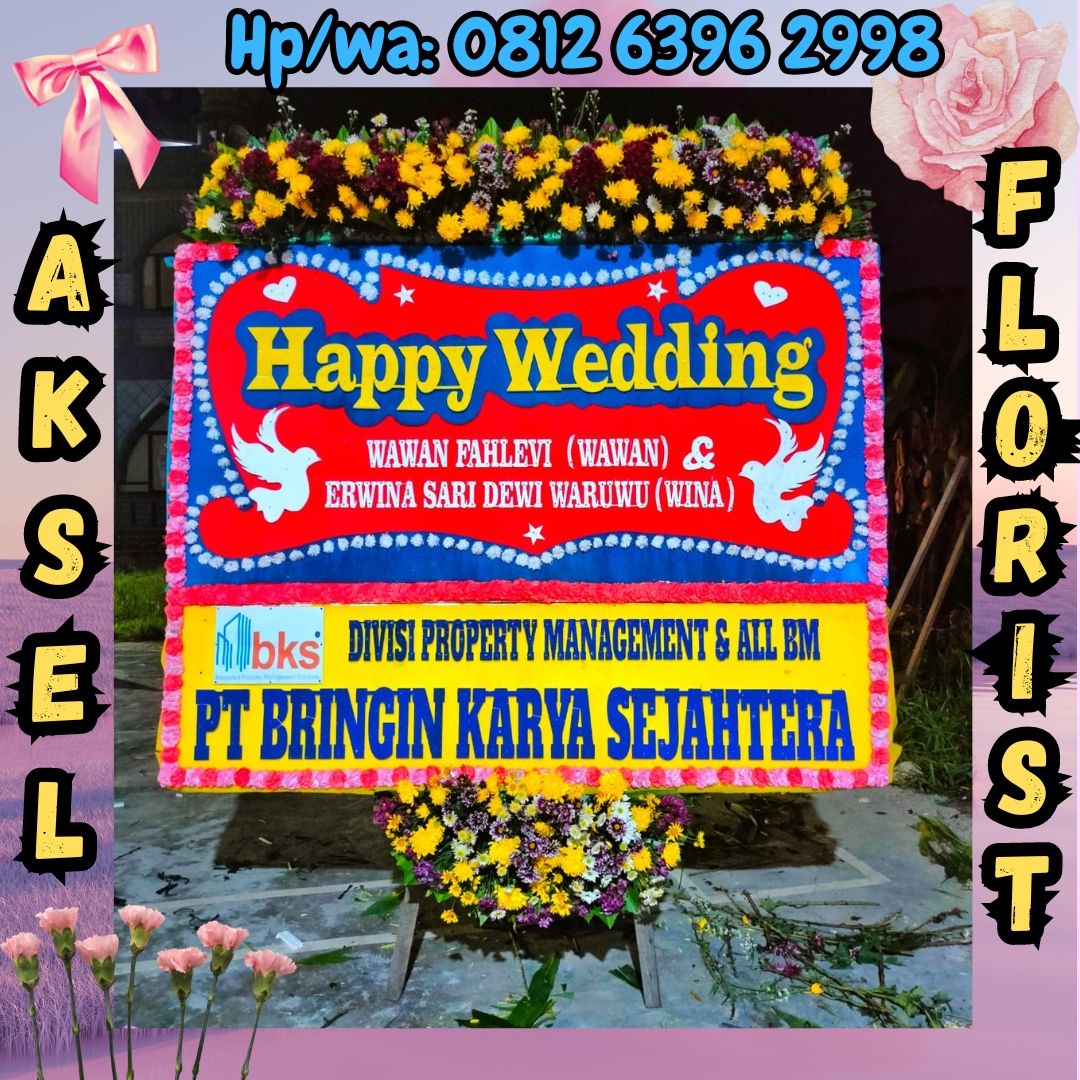 Papan Bunga Pernikahan ke Hotel Emerald Garden Medan