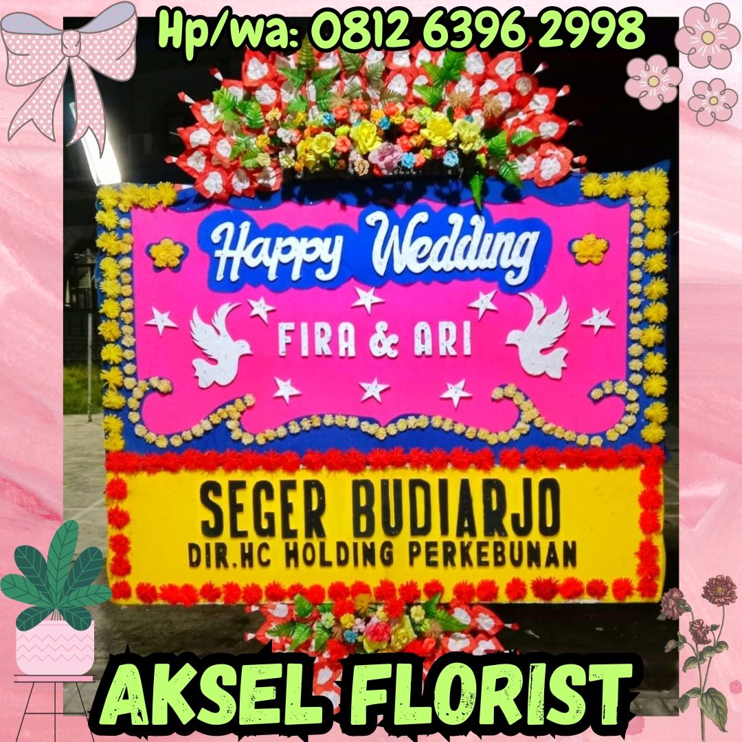 Papan Bunga Pernikahan ke Istana Koki Restaurant & Grand Ballroom Medan
