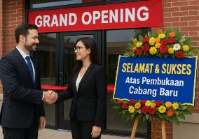 Ucapan Selamat atas Pembukaan Cabang Baru untuk Partner Bisnis